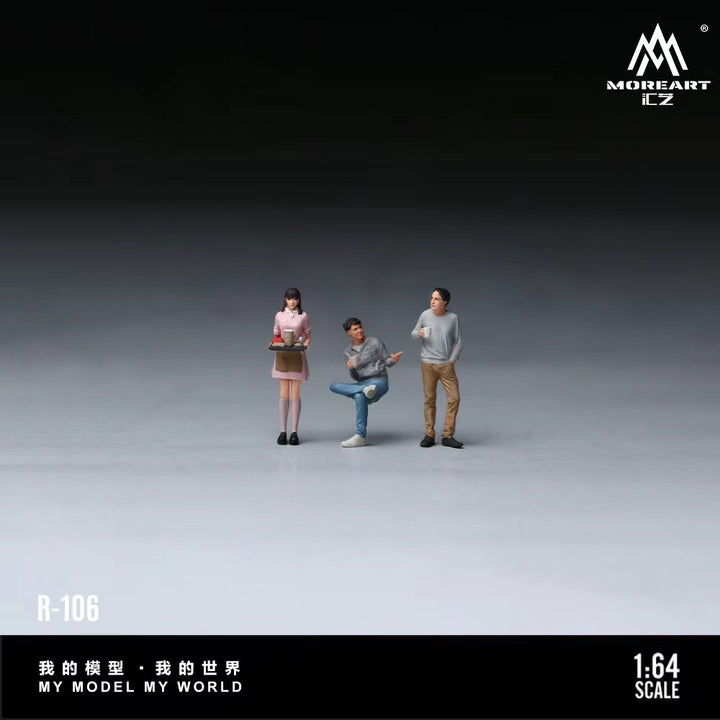 [Preorder] MoreArt 1:64 Cafe Break Mini Figure Set MO223106