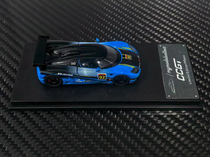 [Preorder] Model Collect 1:64 Koenigsegg ccgt Blue/Carbon Fiber MC640027C
