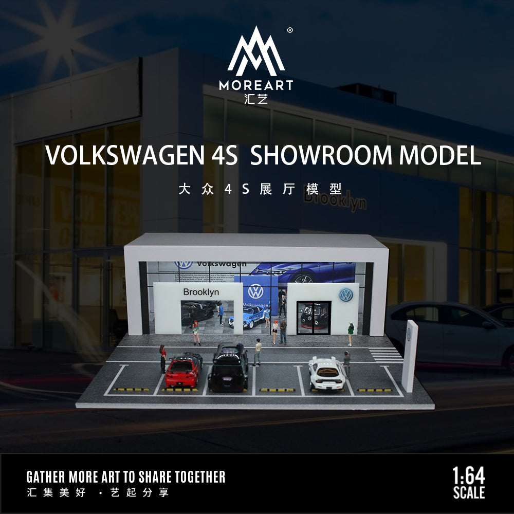 [Preorder] MoreArt 1:64 VOLKSWAGEN 4S SHOWROOM MODEL MO936012