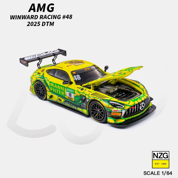 [Preorder] KILO works 1:64 Mercedes AMG GT3 EVO DTM 2025 (2 Colours) 114600010/114600011