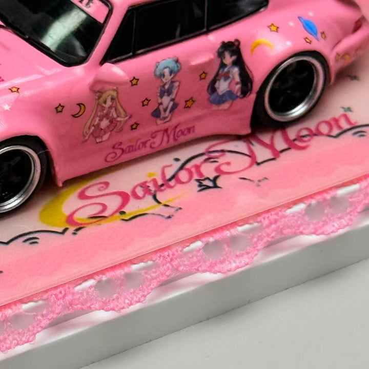 [Preorder] ZJWJ Model 1:64 Porsche Rauh-Welt RWB964 Widebody Modified Version Sailor Moon
