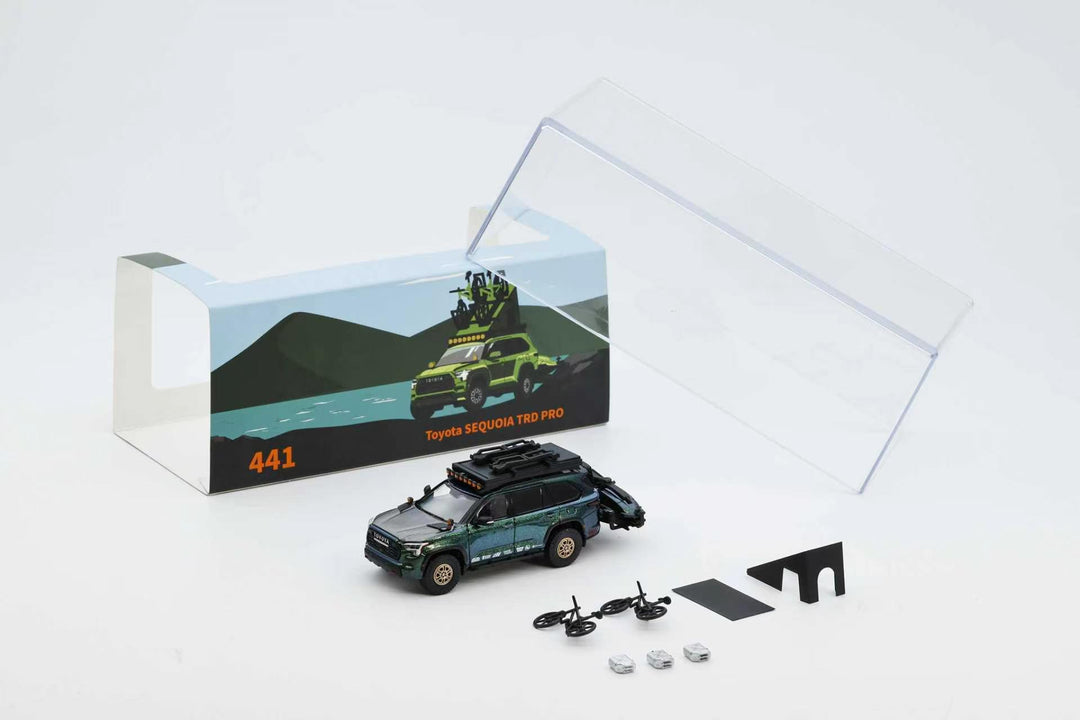 [Preorder] GCD 1:64 Toyota SEQUOIA TRD PRO With accessories LHD (2 Colours) KS-068-440/ KS-068-441