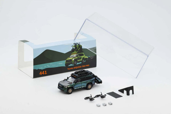 [Preorder] GCD 1:64 Toyota SEQUOIA TRD PRO With accessories LHD (2 Colours) KS-068-440/ KS-068-441