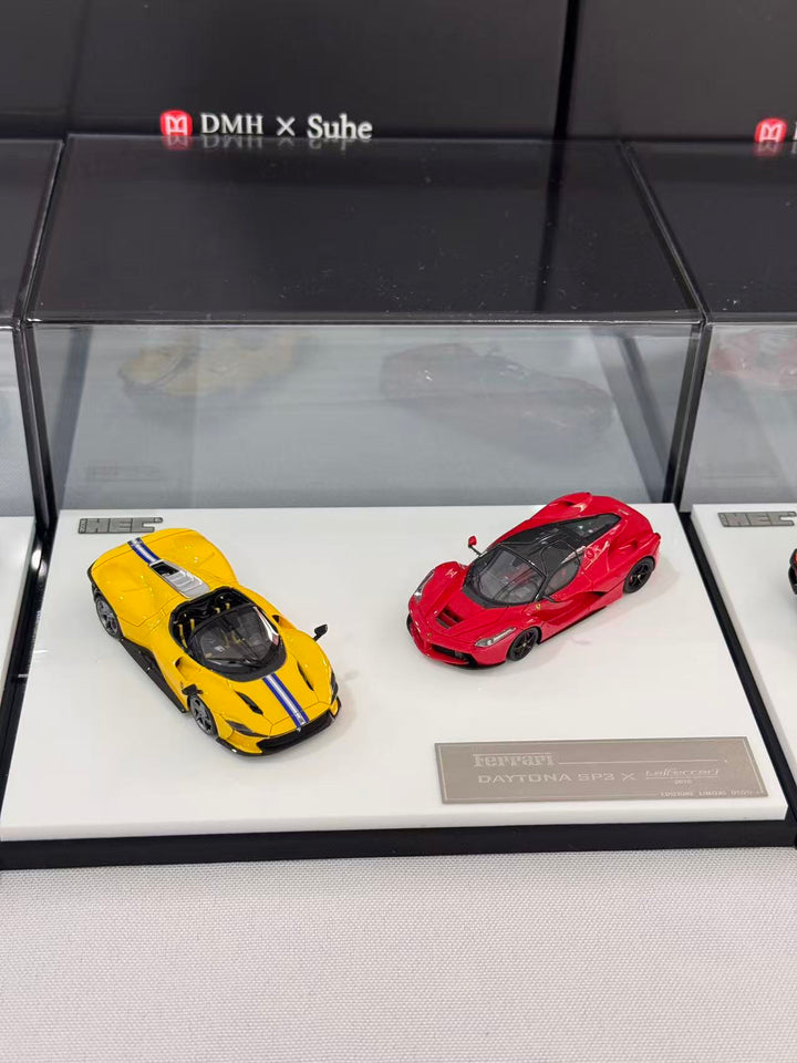 [Preorder] DMH x Suhe 1:64 Ferrari SP3 and Lamborghini LP720 2 Car Set HEC Limited Edition (5 Versions)
