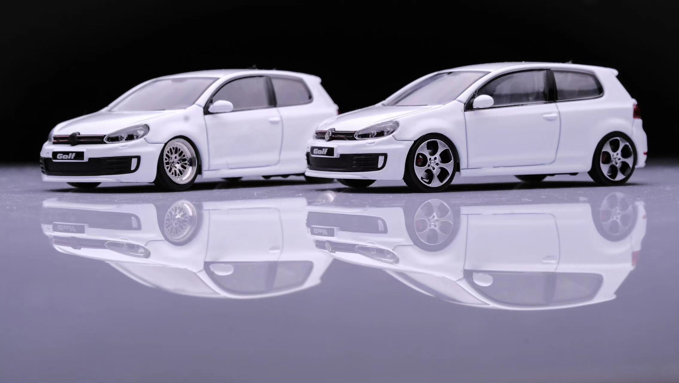 Maxwell Model 1:64 Volkswagen Golf GTI MK6 White – Horizon Diecast