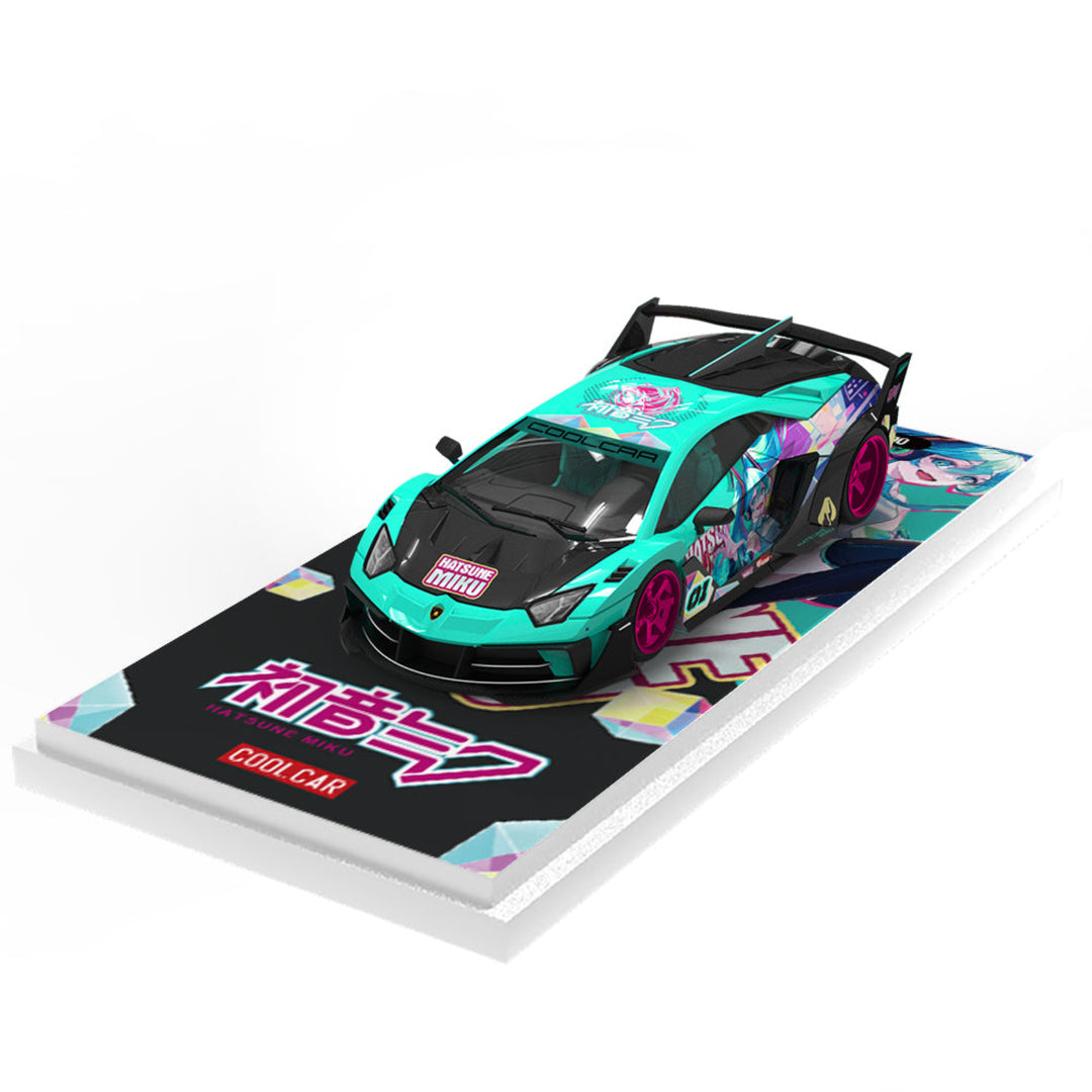 [Preorder] Cool Car 1:64 Lamborghini GTEVO Hatsune MiKu Livery (3 Versions)