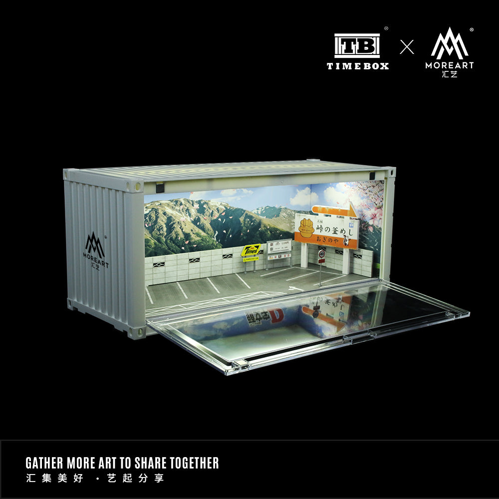 [Preorder] Time Box & MoreArt 1:64 INITIAL D CONTAINER SCENARIO MODEL