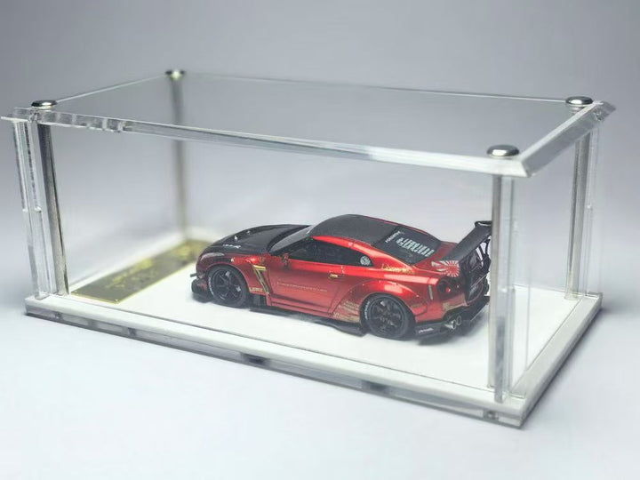 MYC Model 1:64 LB WORKS GTR R35 Type2.0 Widebody Metallic Red Carbon livery MYC640005