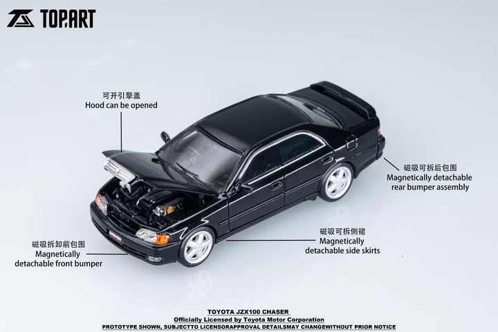 [Preorder] TOPART 1:64 Toyota JZX100 Chaser (2 Colours)