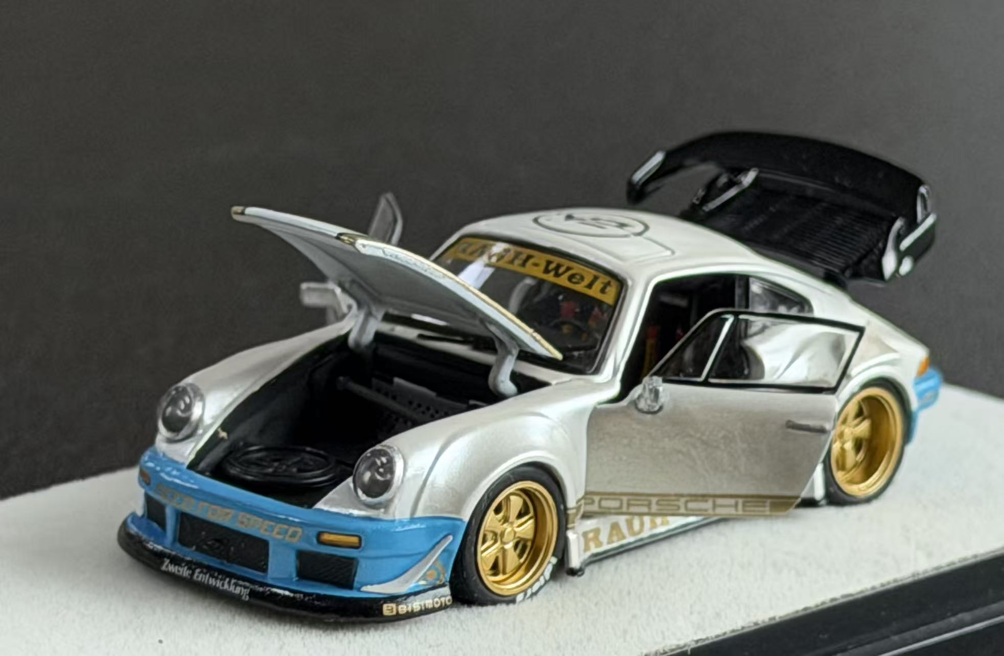 絶版PGM 1/64 RWB 964 白/青　#1 PGM 1/64 Porsche 964 RWB Rothmans White/Blue available on webstore❗️