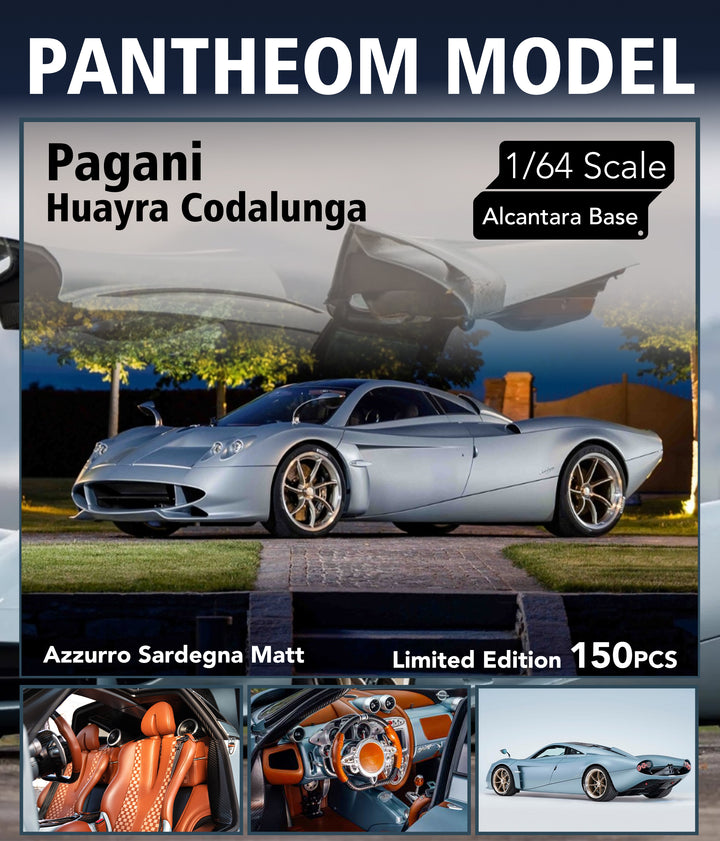 [Preorder] Pantheom Model 1:64 Pagani Huayra Codalunga Long Tail Version (3 Colours)