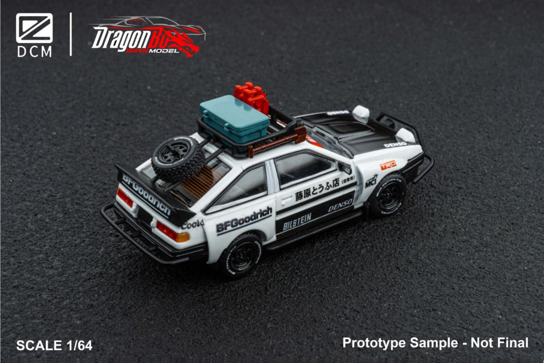[Preorder] D.BoModel & DCM 1:64 Toyota AE86 Modified Doomsday Escape Bearing Wheel (2 Versions)