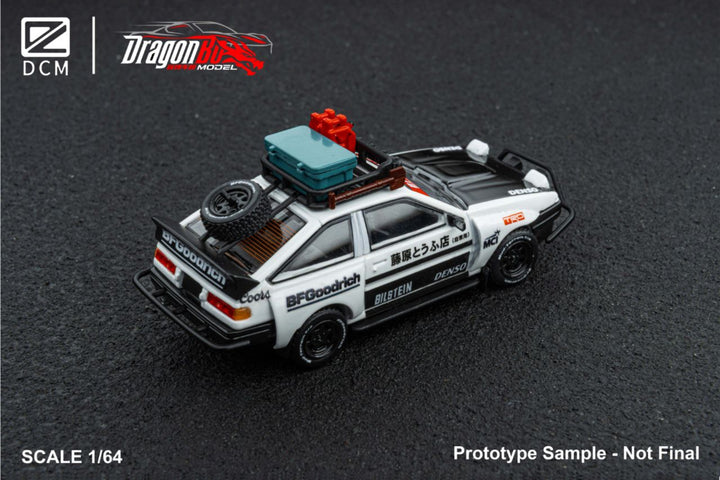 [Preorder] D.BoModel & DCM 1:64 Toyota AE86 Modified Doomsday Escape Bearing Wheel (2 Versions)