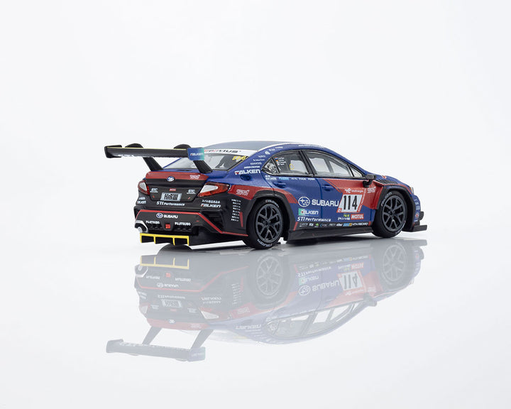 [Preorder] Kyosho 1:64 Kyosho 1:64 Minicar Book Edition Subaru WRX NBR2023 with MOTN LED Base Compatible – Blue (2 Verisons) 07129N23E/07129N23C