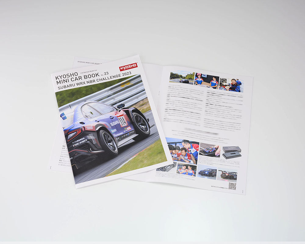 [Preorder] Kyosho 1:64 Kyosho 1:64 Minicar Book Edition Subaru WRX NBR2023 with MOTN LED Base Compatible – Blue (2 Verisons) 07129N23E/07129N23C