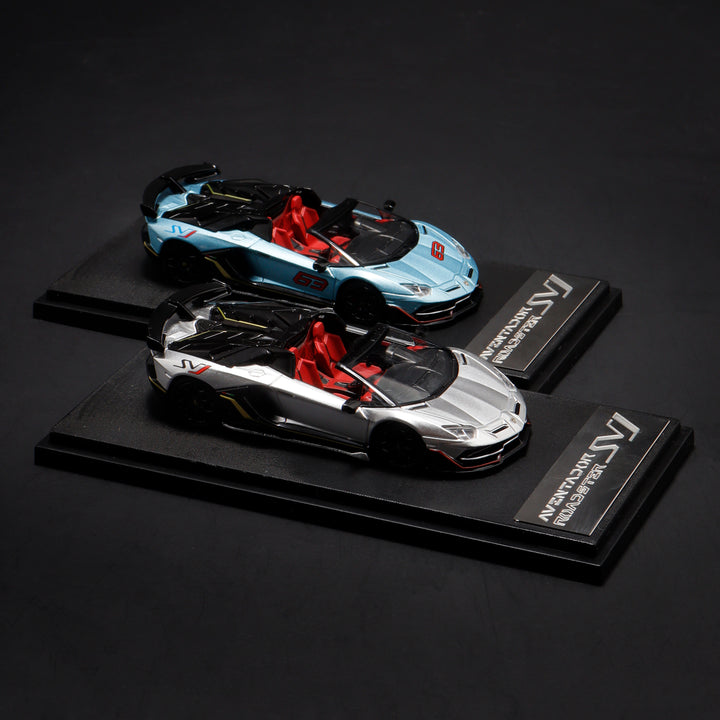 [Preorder] Maxwell Model 1:64 Lamborghini Aventador SVJ63 Roadster (2 Colours)