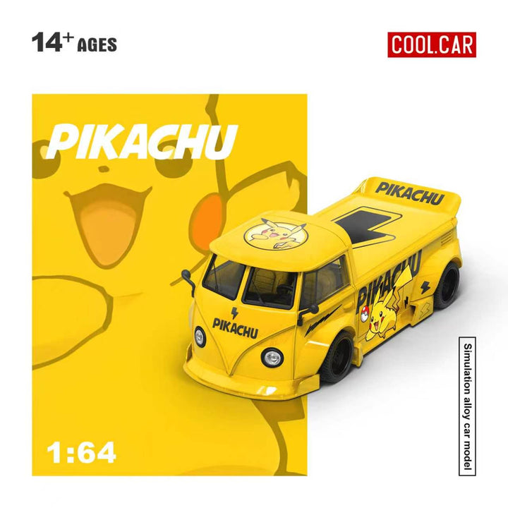 [Preorder] Cool Car 1:64 Volkswagen T1 Pickup Pikachu Livery CC643924