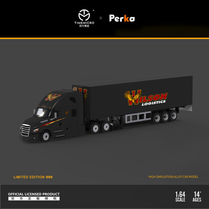 [Preorder] Time Micro X Perka 1:64 Freightliner container truck (2 Versions)