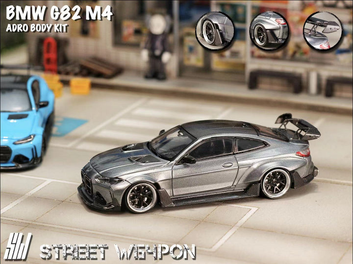 [Preorder] Street Weapon 1:64 BMW G82 M4 ADRO BODY KIT Widebody (2 Colours)