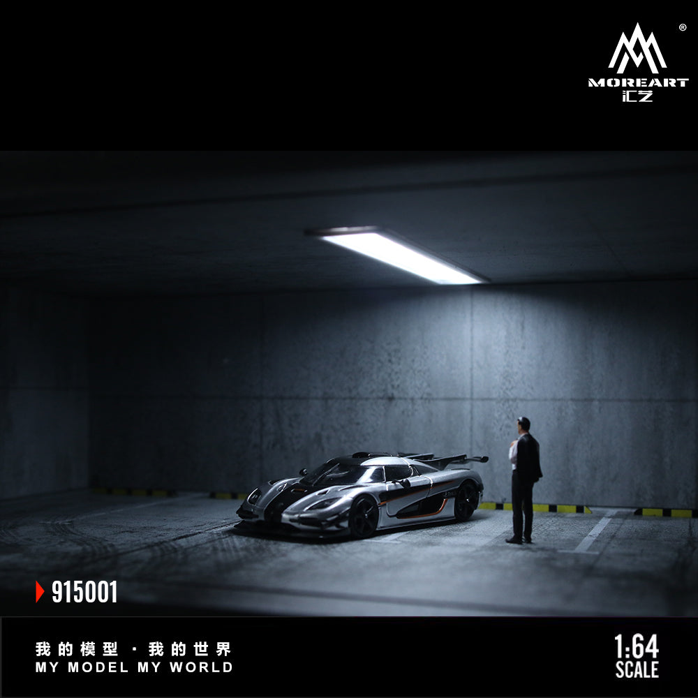 [Preorder] MoreArt 1:64 UNDERGROUND PARKING GARAGE SCENE MO915001