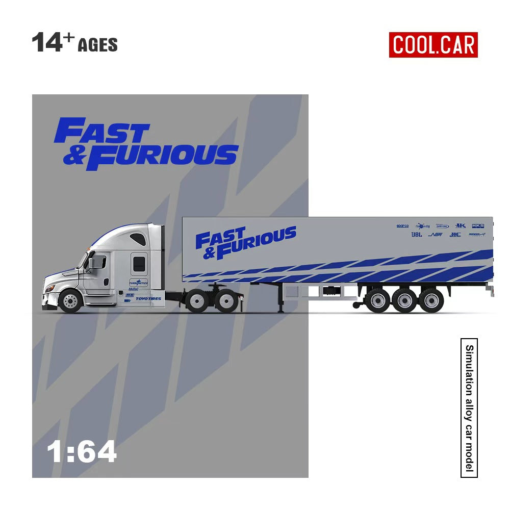[Preorder] Cool Car 1:64 Freightliner "Fast &amp; Furious" Livery Truck CC800117