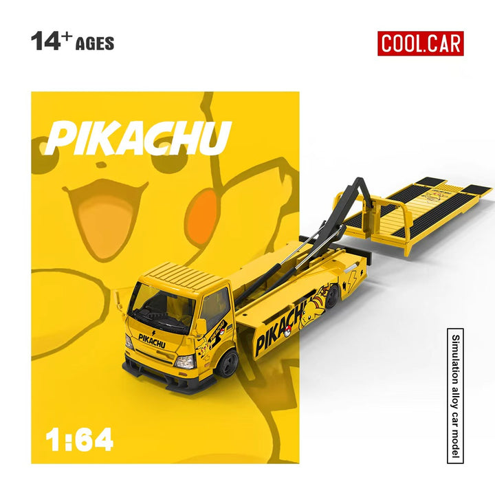 [Preorder] Cool Car 1:64 H300 FLATBED TRANSPORT TRAILER Pikachu CC647242