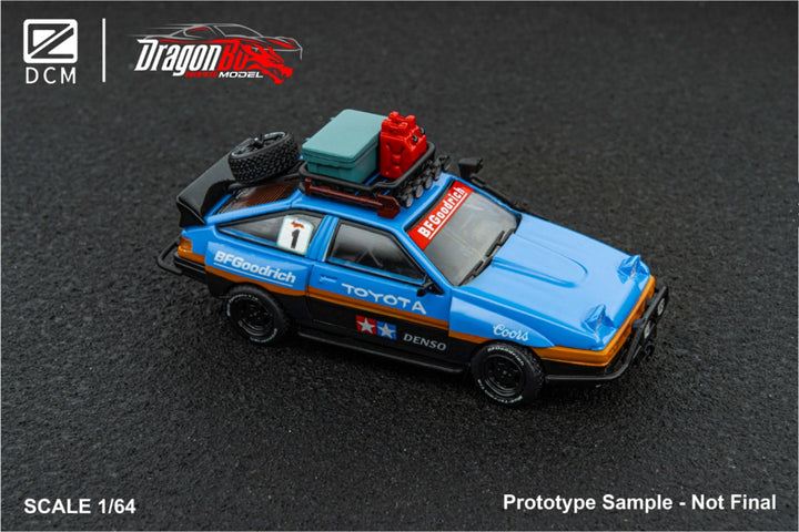 [Preorder] D.BoModel & DCM 1:64 Toyota AE86 Modified Doomsday Escape Bearing Wheel (2 Versions)