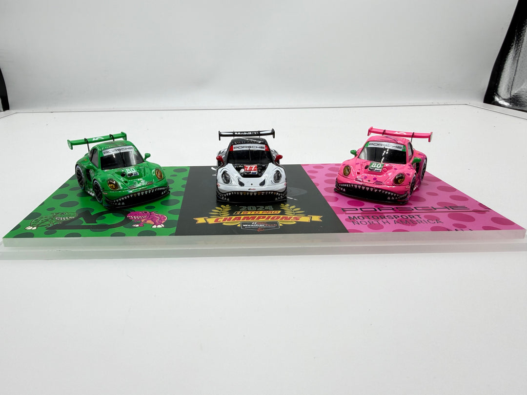 [Preorder] All iin Fanatic 1:64 Porsche 911 GT3 Tyrannosaurus Livery 3 Cars Set Q Version