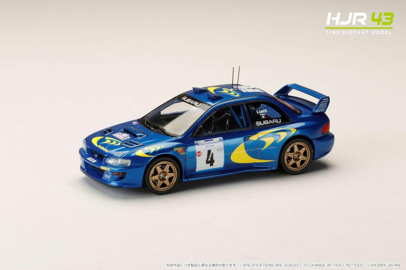 Hobby Japan X IG 1:43 SUBARU IMPREZA TOUR DE CORSE 1997 (2