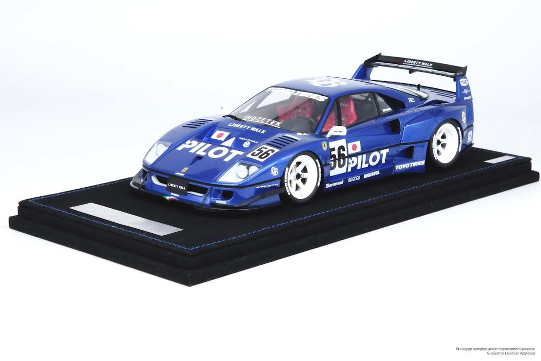 [Preorder] INNO18 1:18 LBWK F40 Blue Tokyo Auto Salon 2024