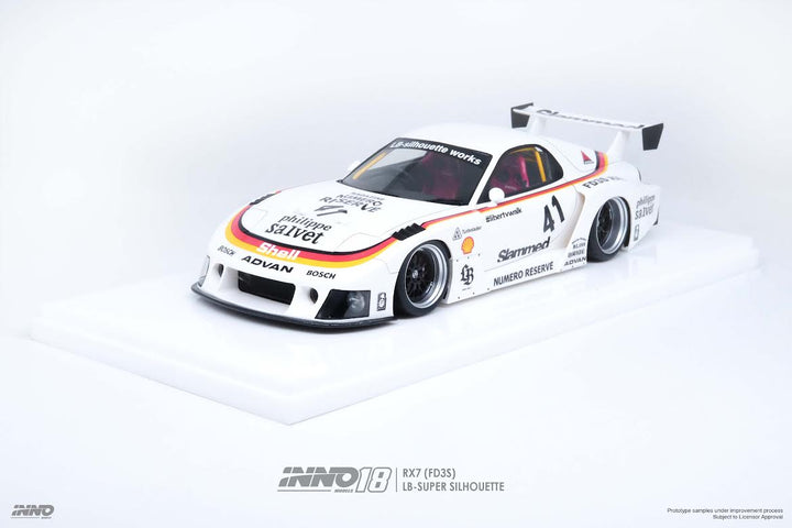 [Preorder] Inno18 1:18 Mazda RX7 (FD3S) LB-SUPER SILHOUETTE WHITE