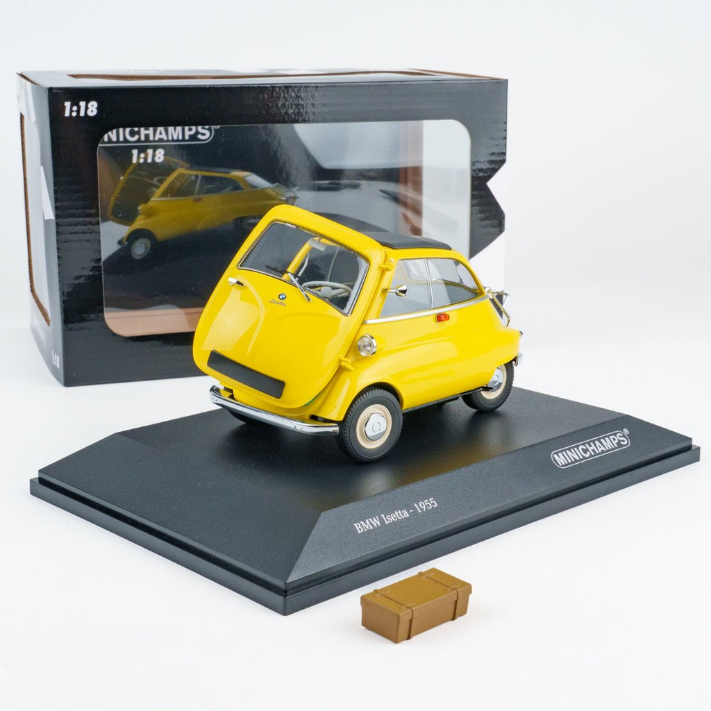 MINICHAMPS 1:18 BMW ISETTA - 1955 - Yellow 110024002 – Horizon Diecast