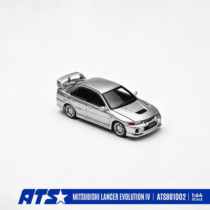 [Preorder] ATS Model 1:64 MITSUBISHI LANCER EVOLUTION IV SILVER ATS881002