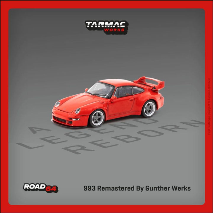 [Preorder] Tarmac Works 1:64 993 Remastered By Gunther Werks Red T64R-TL054-RE