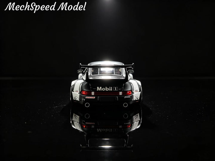[Preorder] MechSpeed 1:64 RWB964GT Wing Modified Version Matte Black Bone Dragon