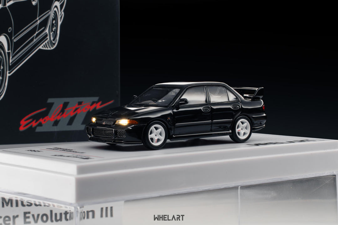 [Preorder] WHELART 1:64 Mitsubishi EVO3 Black H-003B
