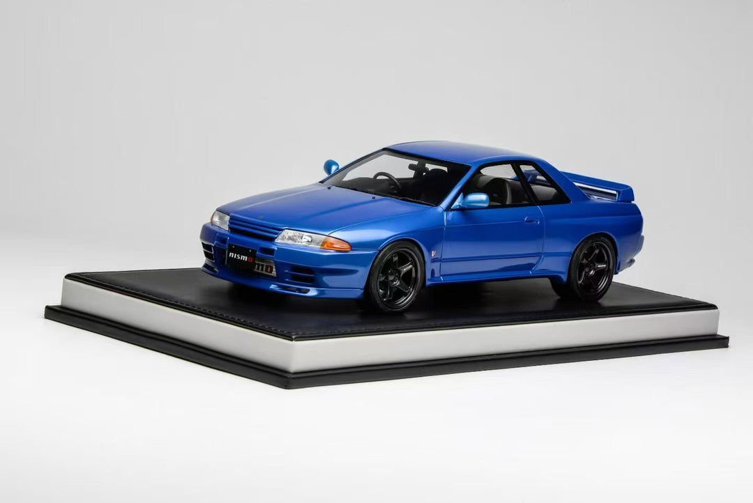 Motorhelix 1:18 Nissan Skyline GT-R (R32) Customized Version Bayside Blue MH029BE