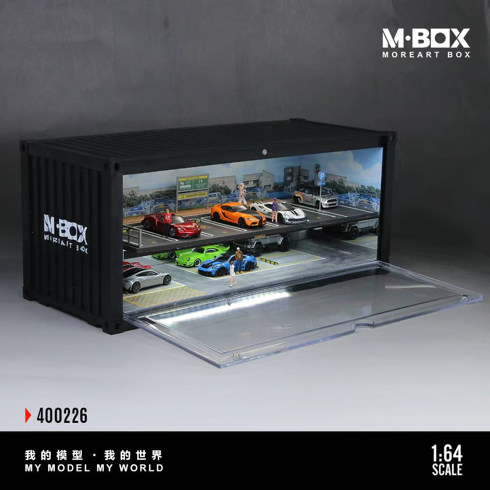 [Preorder] MBOX 1:64 CONTAINER UNDERGROUND PARKING GARAGESCENE-VERSION B MB400226