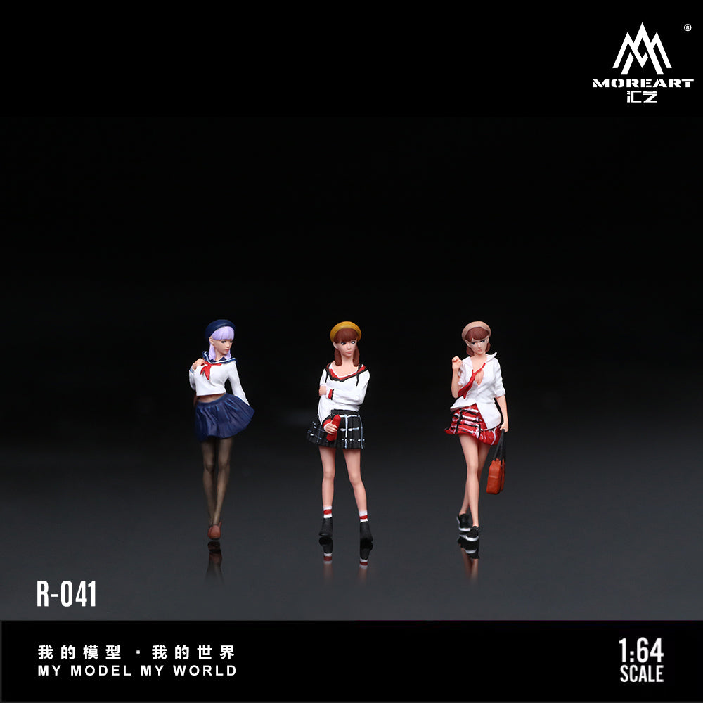 [Preorder] MoreArt 1:64 JK GIRL DOLL SET R-041