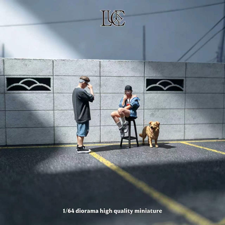 [Preorder] Lucky Studio 1:64 "Dog-Walking Buddies" Set LK2026071717