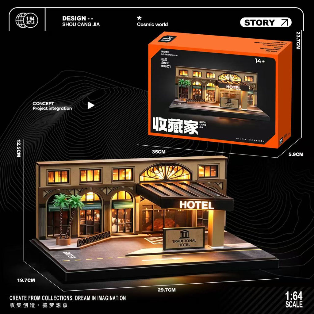 Preorder] SHOU CANG JIA 1:64 Mid-Century Chinese Style Hotel Scene
