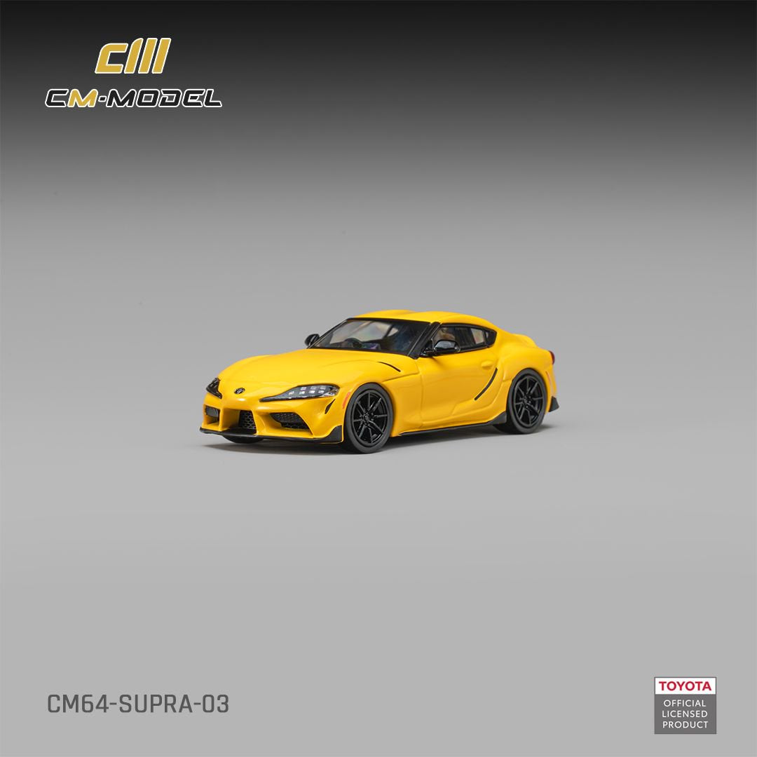 [Preorder] CM Model 1:64 Toyota GR Supra Nitro Yellow CM64-Supra-03
