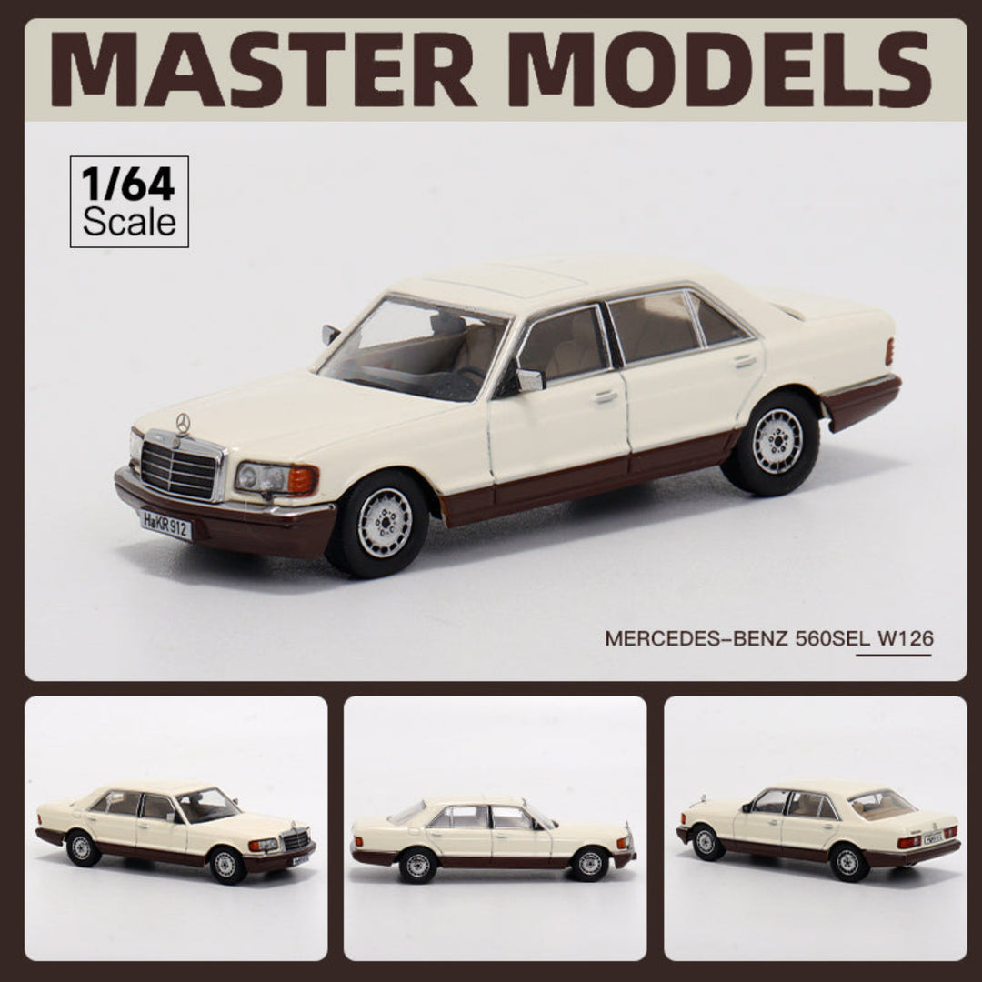 [Preorder] Master Model 1:64 Mercedes-Benz 560SEL W126 S Class (10 Versions)