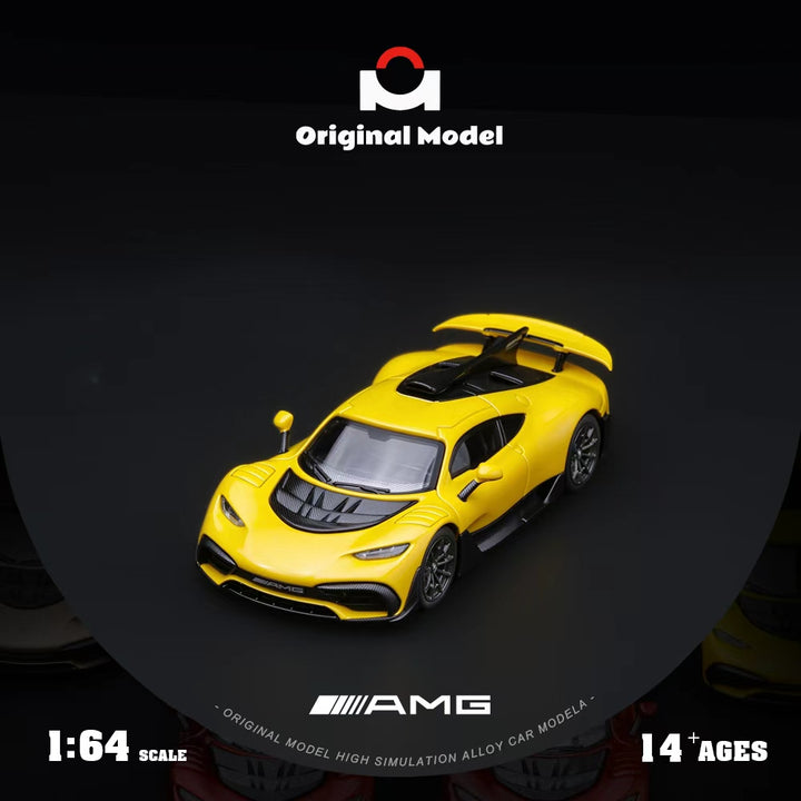 [Preorder] Original Model 1:64 Mercedes AMG One Bright Yellow OM646414