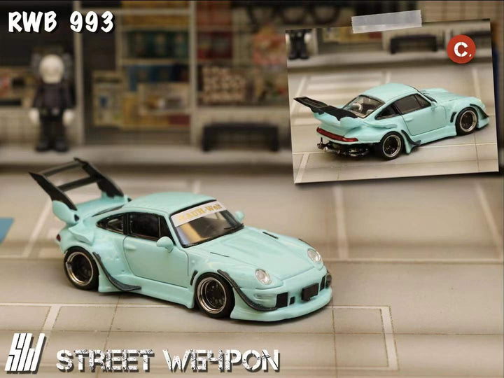 Street Weapon 1:64 Porsche RWB 993 (3 Versions)