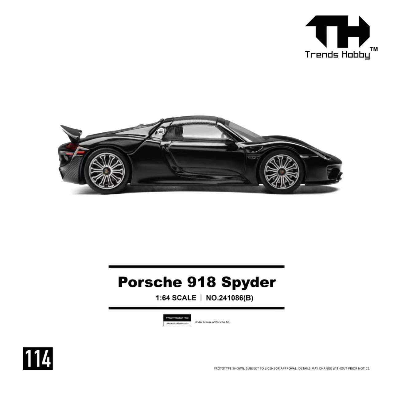 Preorder] Trends Hobby 1:64 Porsche 918 Spyder (2 Colours) 241086