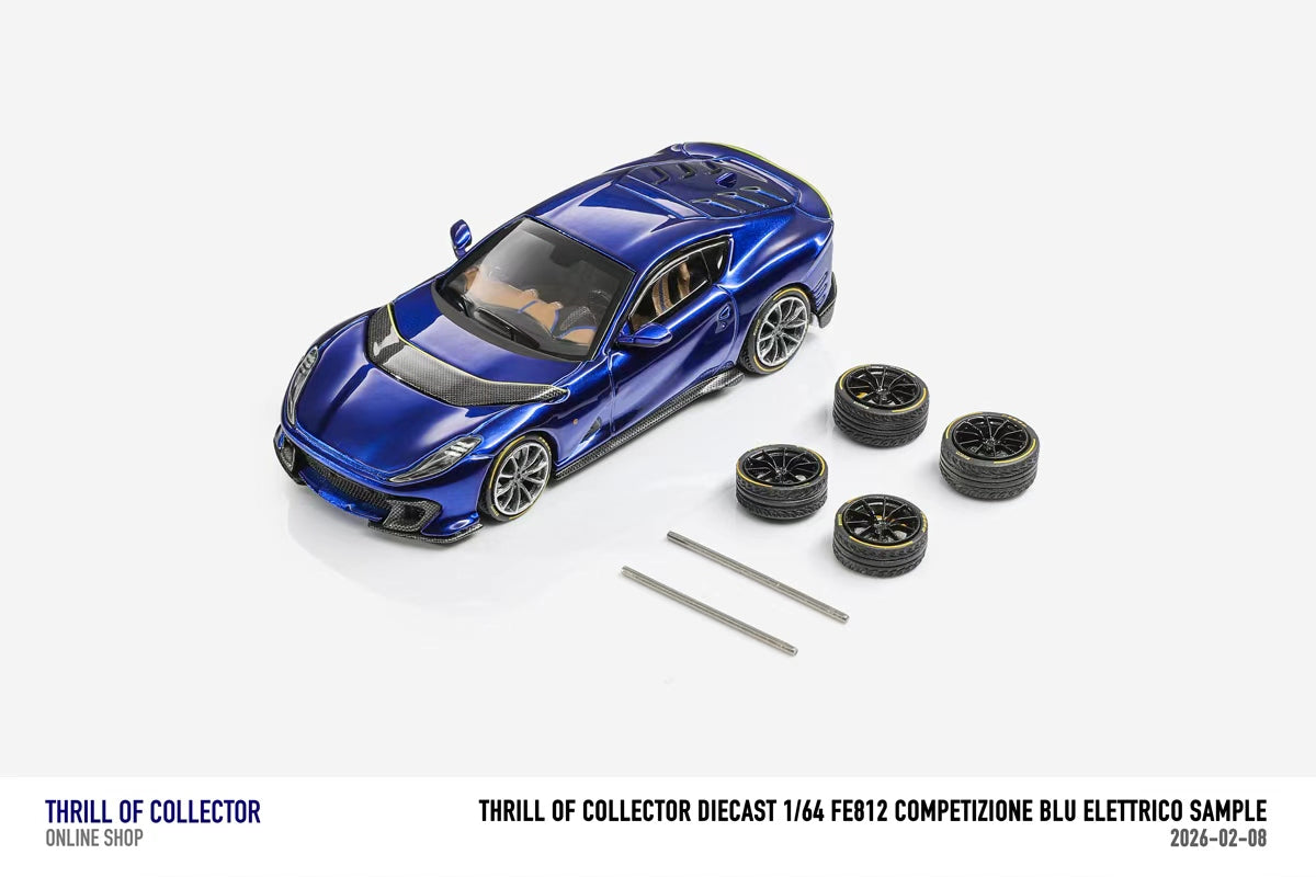 TOC 1:64 Ferrari 812C 3.0 (4 Colours) – Horizon Diecast