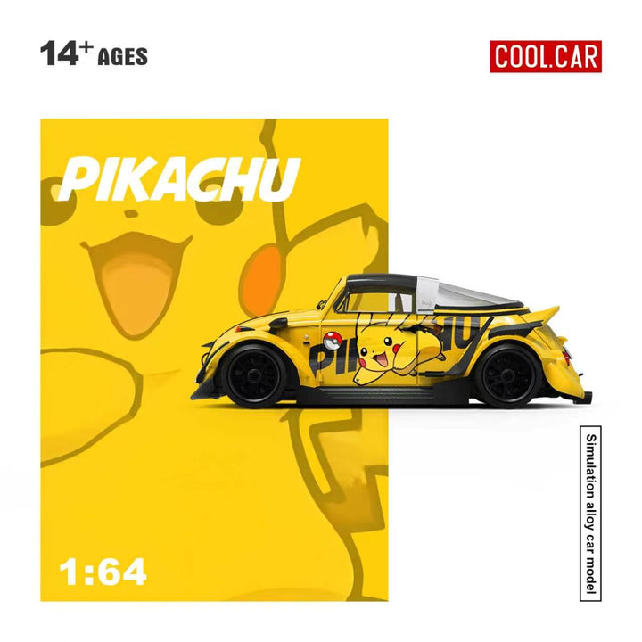 [Preorder] Cool Car 1:64 Volkswagen Beetle Pikachu livery CC646234