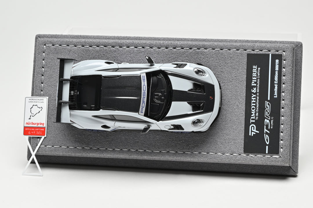 [Preorder] TP Model 1:64 Porsche 911 992 GT3 RS Nürburgring lap Time Record With Record Board TP6413ITR