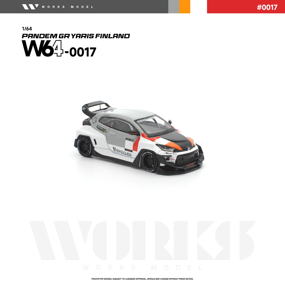 [Preorder] Works Model 1:64 Toyota GR Yaris PANDEM Rocket Bunny W640017